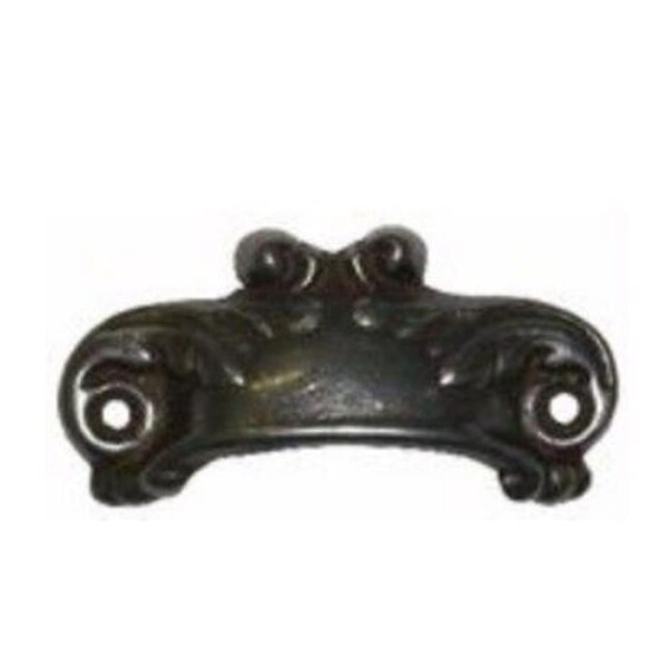 Gourmetgalley 88-606 Scroll Drawer Pull - Black Nickel - 4-7/8in. x 2in. GO3011665 - main